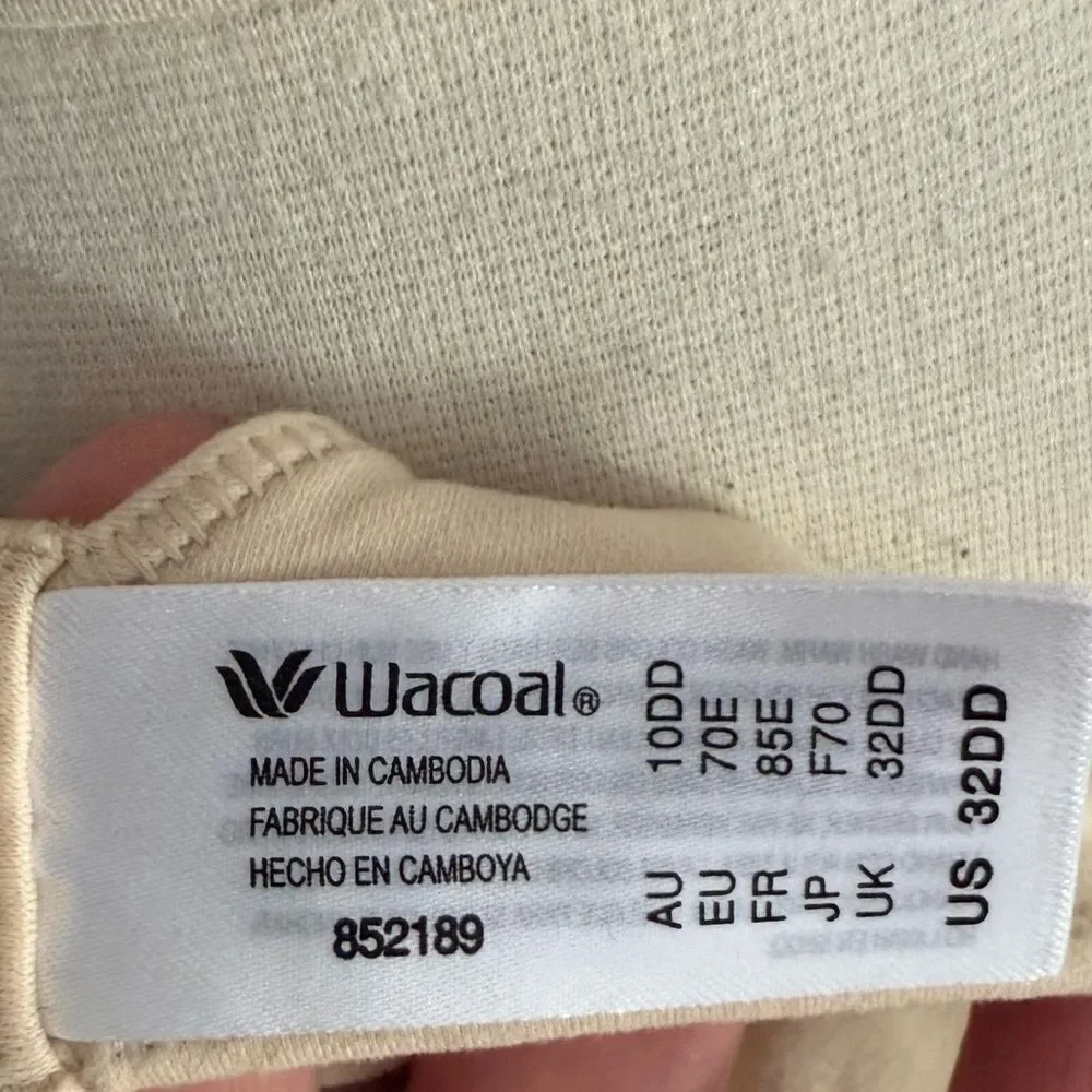 Wacoal How Perfect Non-Wire Bra 852189 Size 32DD